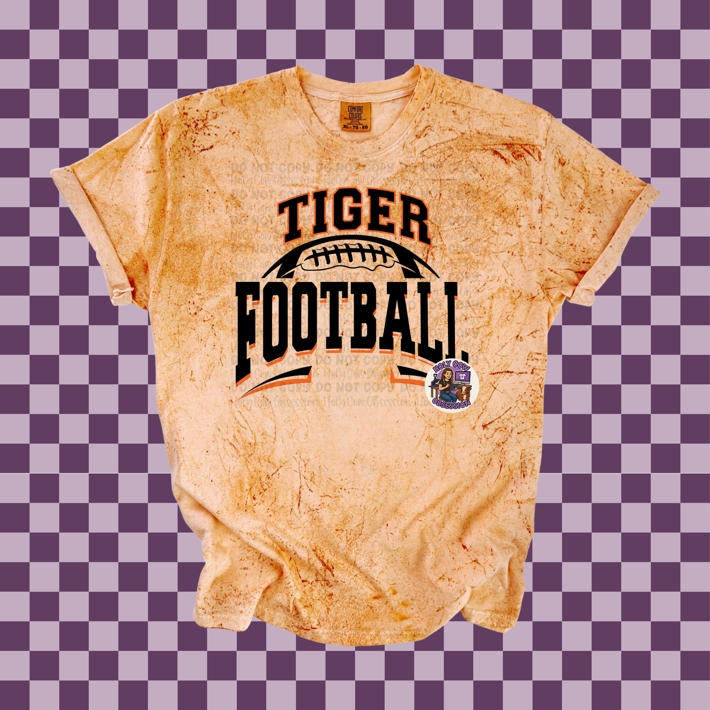 Custom Football w/ Team & School Colors