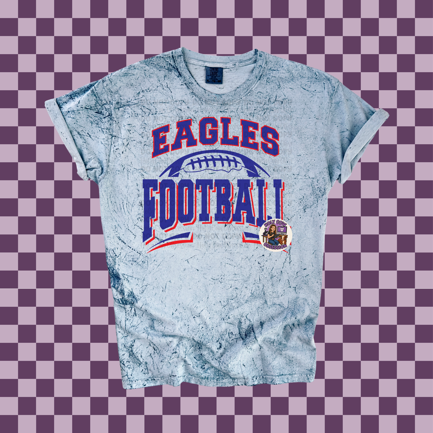 Custom Football w/ Team & School Colors