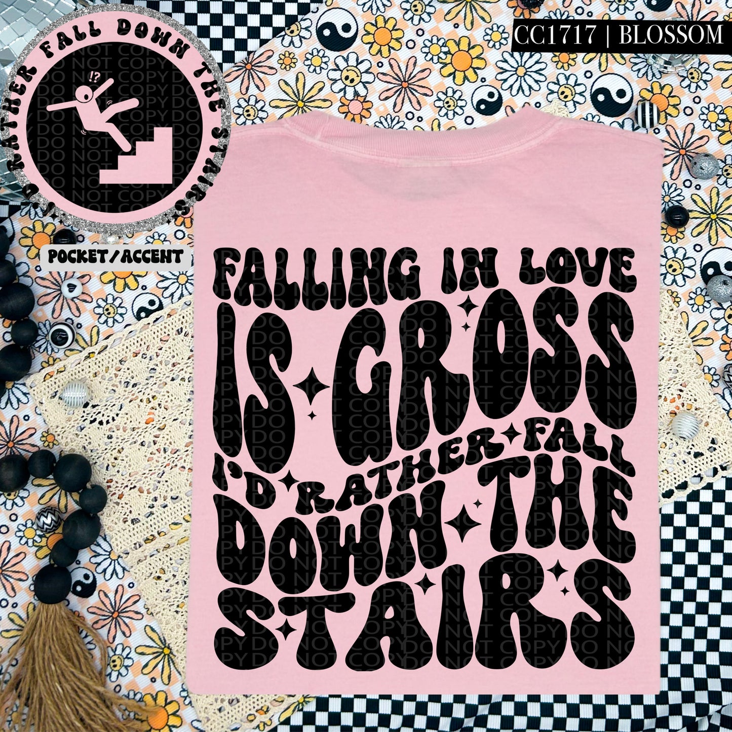 Falling in Love is Gross | Comfort Colors Tee