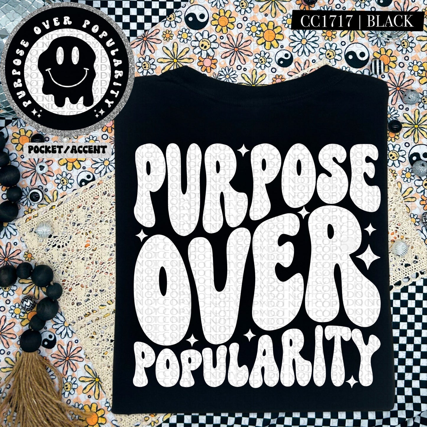 Purpose Over Popularity | Comfort Colors Tee