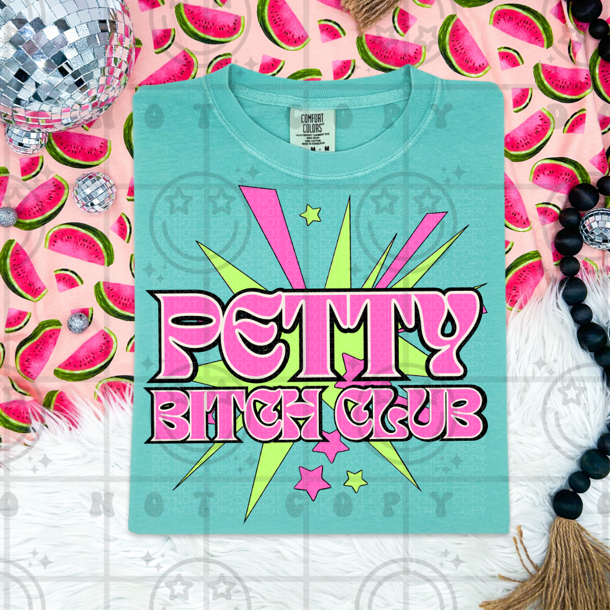 Petty Bitch Club Retro | Comfort Colors Tee