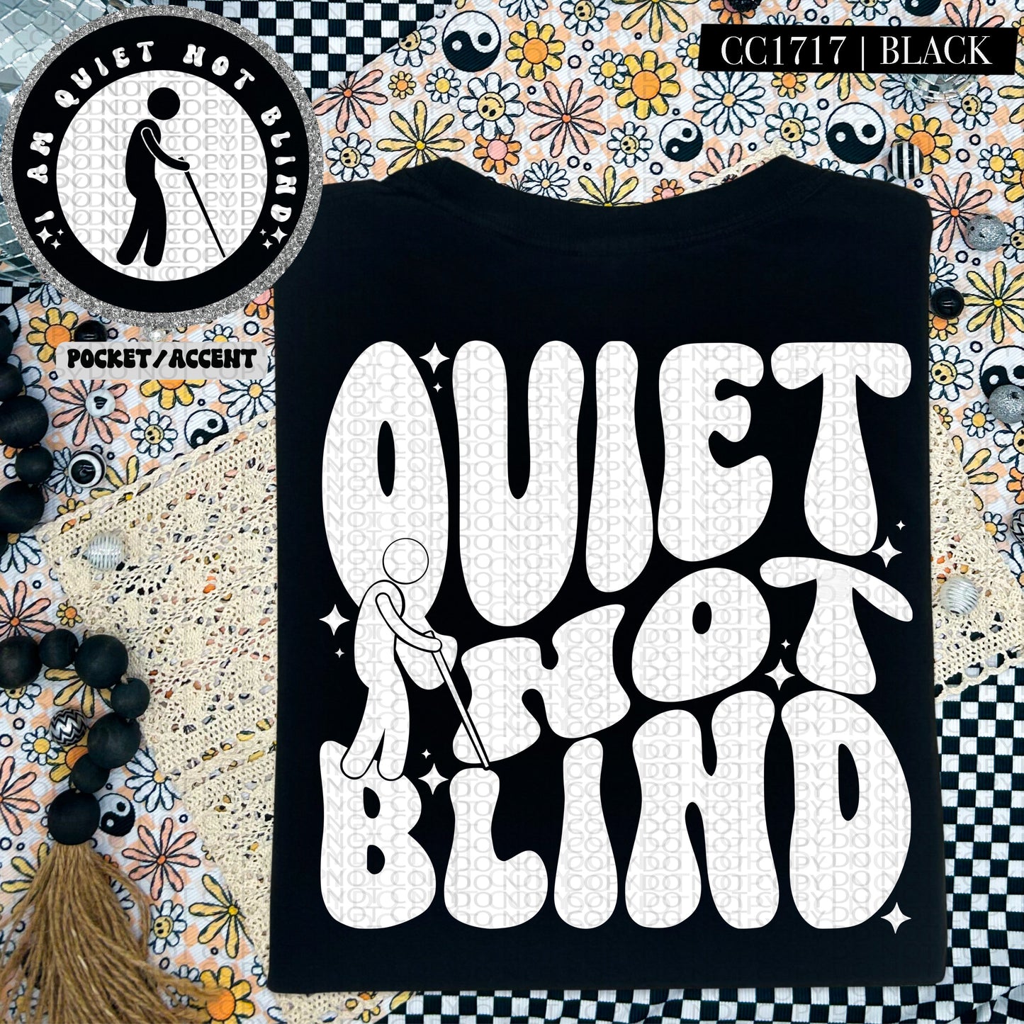 Quiet Not Blind | Comfort Colors Tee