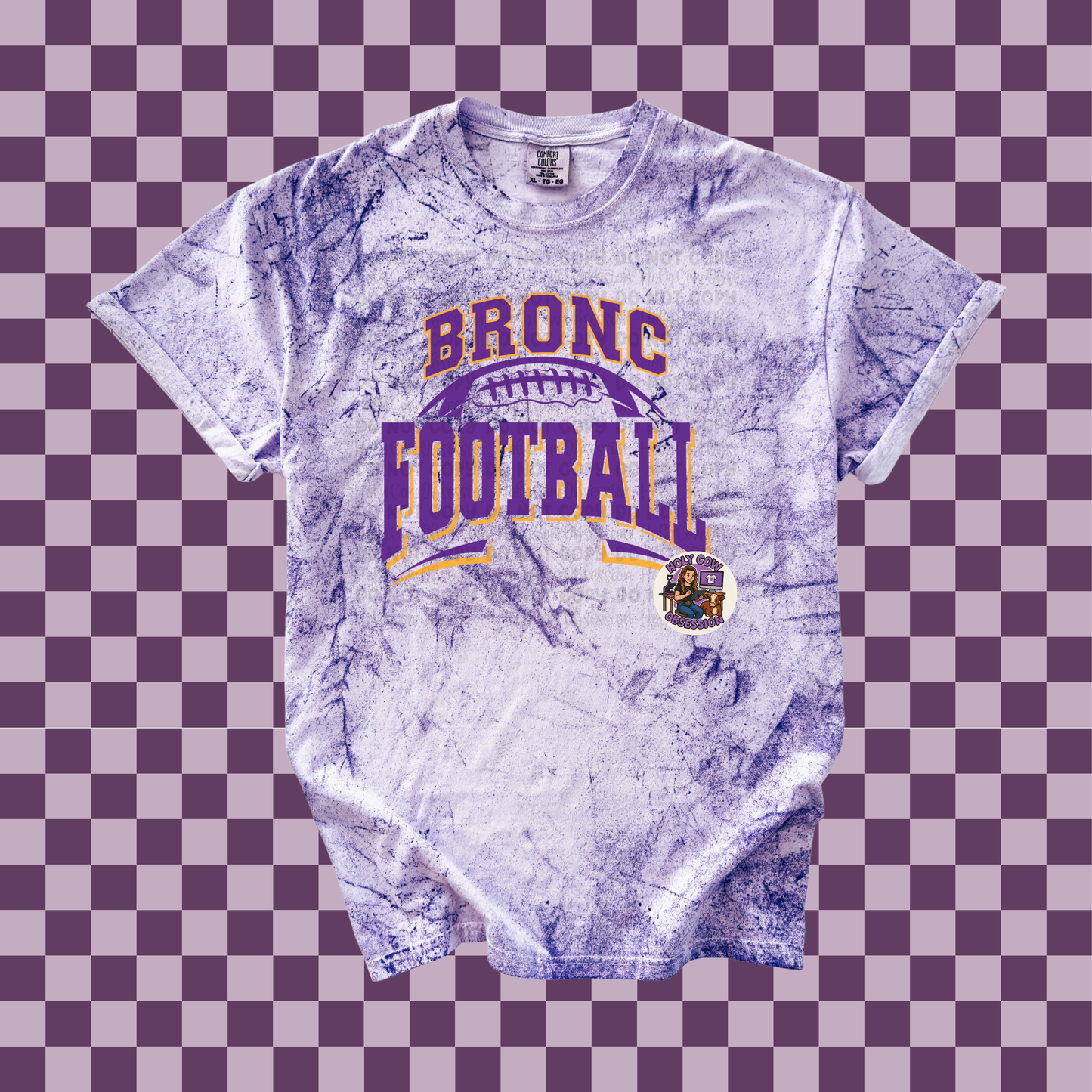 Custom Football w/ Team & School Colors
