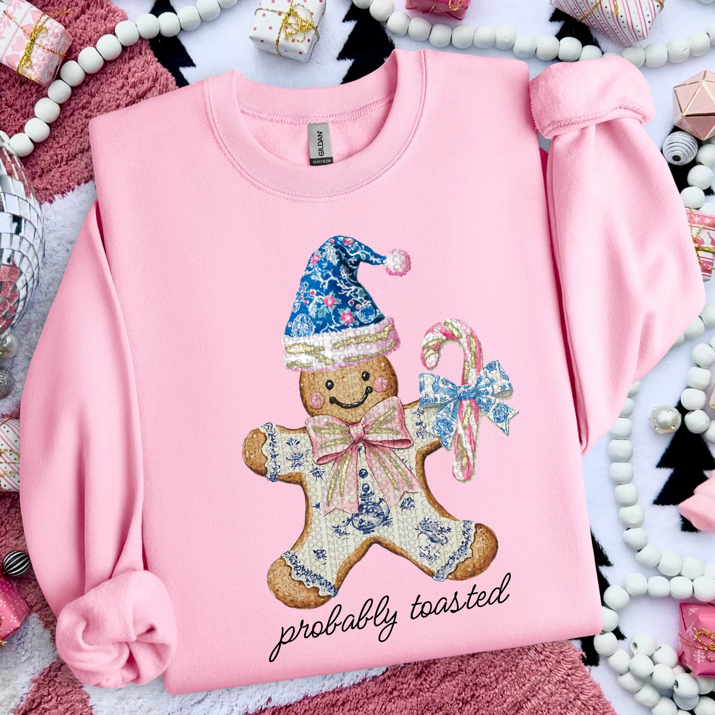 Probably Toasted Gingerbread Man| Comfort Colors Tee or Gildan Crewneck Sweatshirt