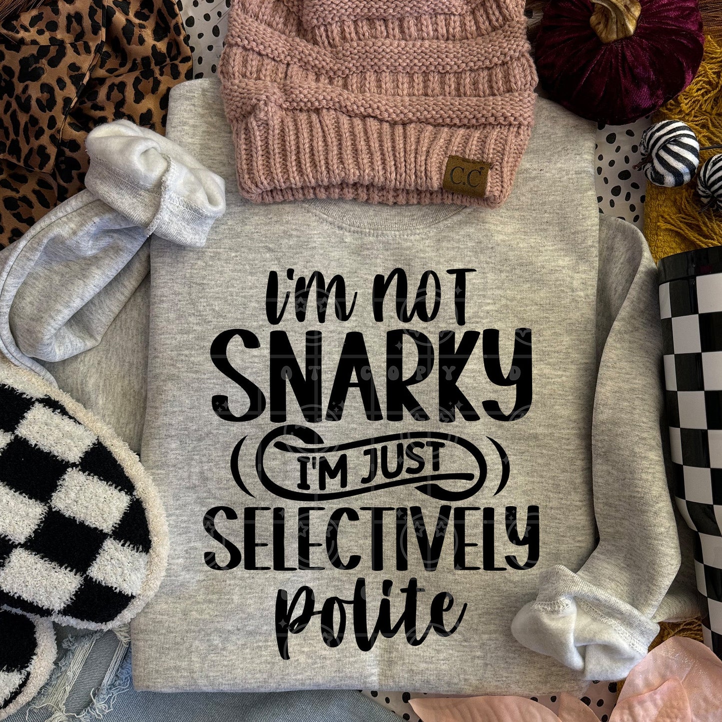 I'm Not Snarky | Comfort Colors Tee or Gildan Crewneck Sweatshirt