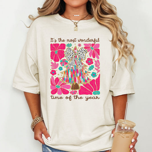 Its the most wonderful time of the year abstract | Comfort Colors Tee or Gildan Crewneck Sweatshirt