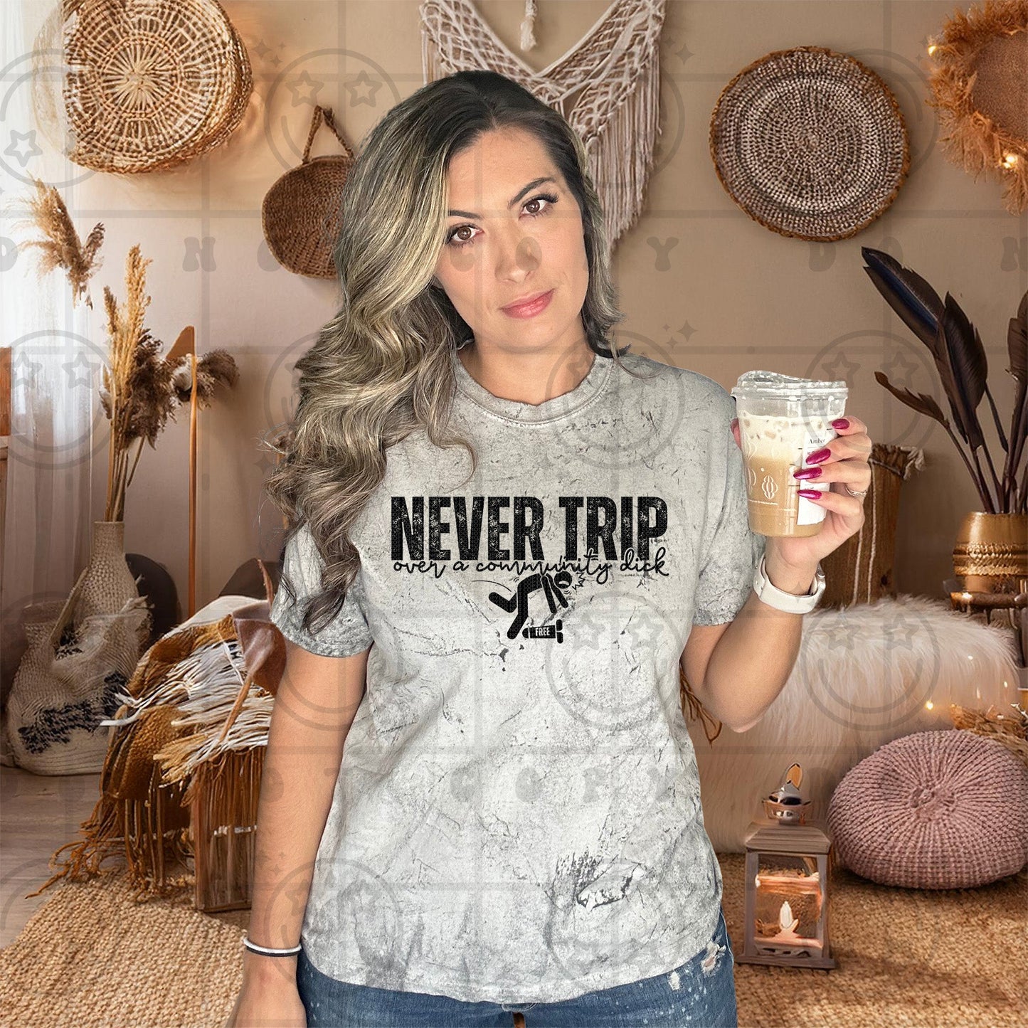 Never Trip Over Community Dick | Comfort Colors Tee or Gildan Crewneck Sweatshirt